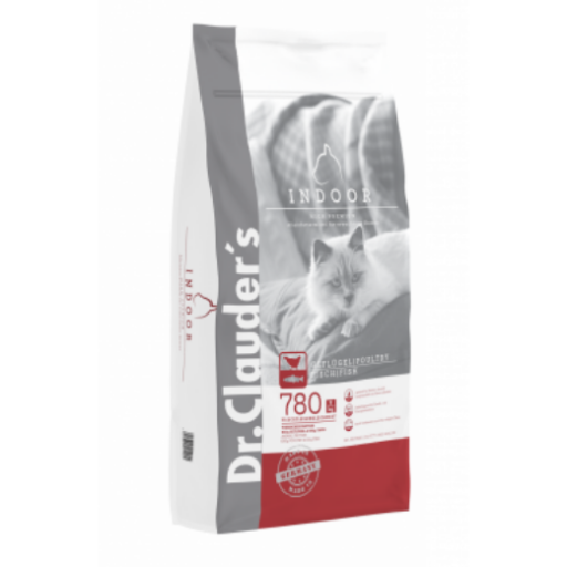 DR. CLAUDER`S INDOOR subalansuotas sausas maistas suaugusioms ramesnio būdo katėms