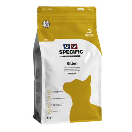 SPECIFIC FPD pašaras augantiems kačiukams, vaikingoms ir žindančioms visų veislių katėms