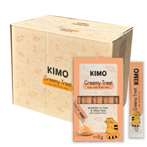 Kimo Cat Creamy Tuna Goat Milk tyrelės skanėstas katėms