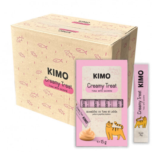 Kimo Cat Creamy Tuna Salmon tyrelės skanėstas katėms