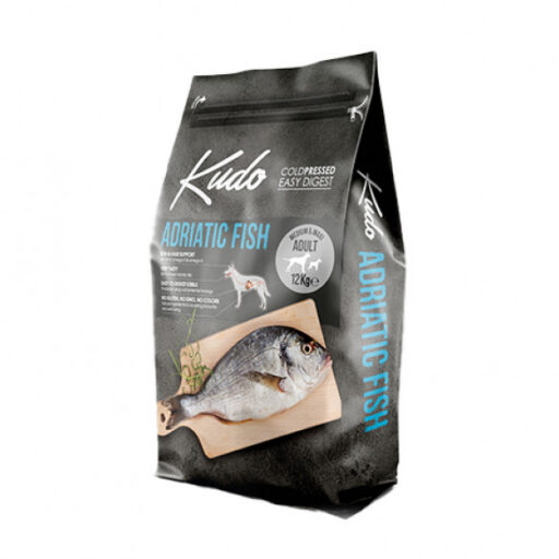 Kudo Adriatic Fish Medium Maxi Adult sausas pašaras suaugusiems šunims
