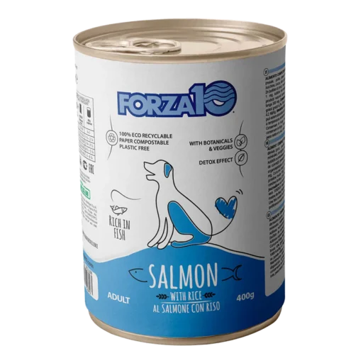 FORZA10 Maintenance Adult konservai šunims su lašiša ir ryžiais