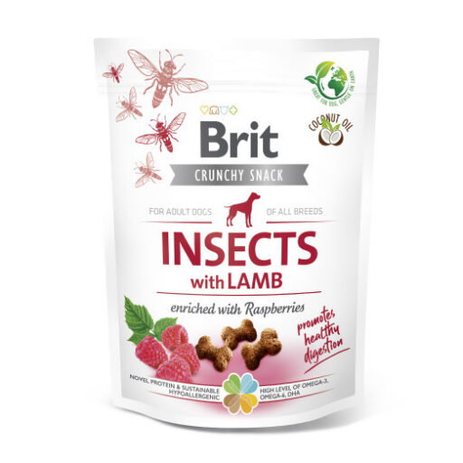 Brit Care Crunchy Cracker Insects with Lamb skanėstai šunims 200 g