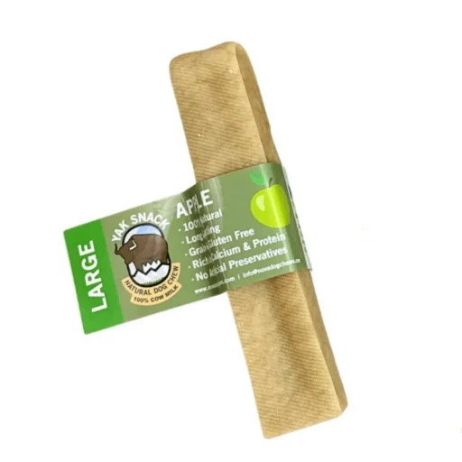 Jako sūris šunims su obuoliais, Yak Snack Apple, L dydis