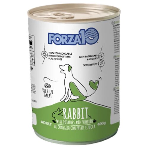 FORZA10 Maintenance Adult konservai šunims su triušiena, bulvėmis ir moliūgais