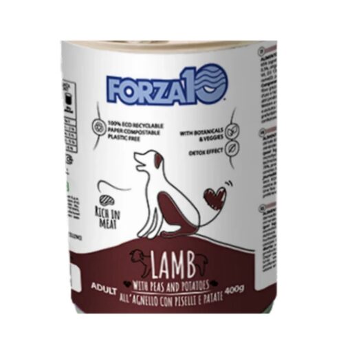 FORZA10 Maintenance Adult konservai šunims su ėriena, žirniais ir bulvėmis