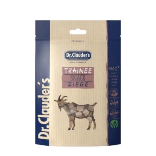 Dr.Clauder's Trainee Snack Goat skanėstas gabaliukais su ožkiena šunims ir katėms 80 g