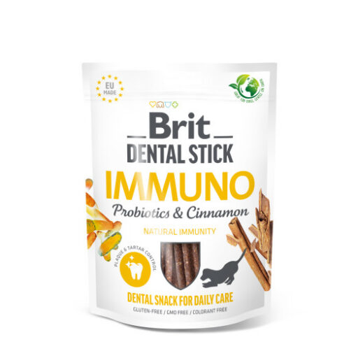 Brit Dental Stick skanėstas Immuno Probiotics&Cinnamon 7 vnt. 251 g