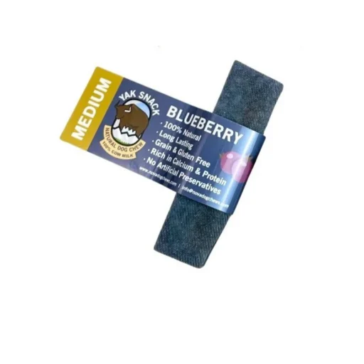 Jako sūris šunims su mėlynėmis, Yak Snack Blueberry, M dydis
