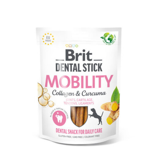 Brit Dental Stick skanėstas Mobility Curcuma&Collagen 7 vnt. 251 g