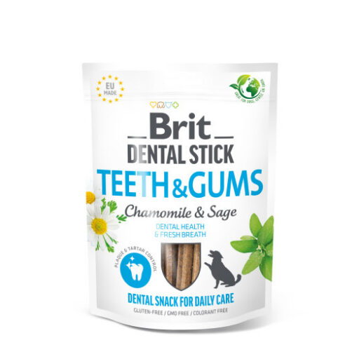 Brit Dental Stick skanėstas Teeth&Gums Chamomile&Sage 7 vnt. 251 g