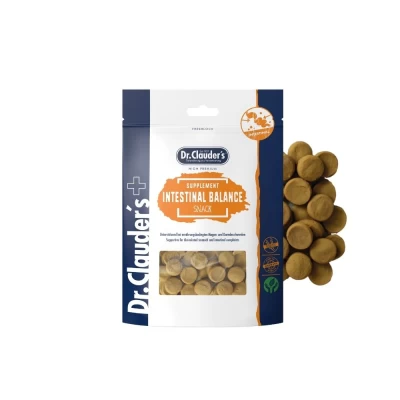 Dr.Clauder's Supplement Snack Intestinal maisto papildas virškinimo trakto sveikatai šunims ir katėms 150g