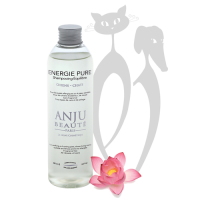ANJU ENERGIE PURE, antialerginis šampūnas šunims ir katėms 250ml