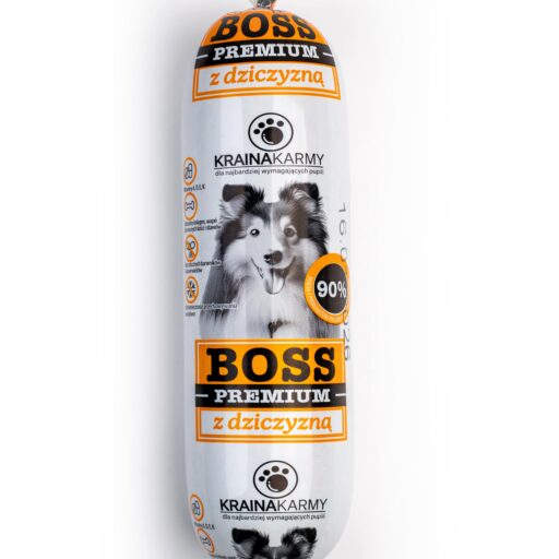 Boss Premium konservuotas pašaras Venison dešra 1000g