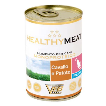 Healthymeat Cavallo e Patate ( su arkliena ir bulvėmis) paštetas šuniukams 400g