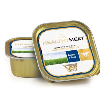 Healthymeat Bufalo con Farro ( su buivoliena ir spelta) paštetas šunims 150g