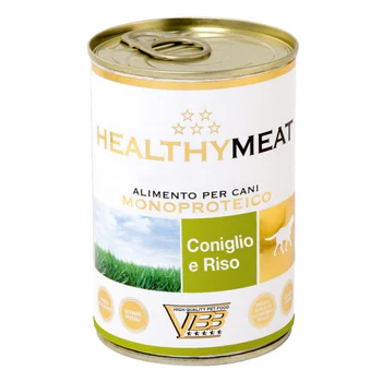 Healthymeat Coniglio con Riso (su triušiena ir ryžiais) monoproteininis paštetas šunims 400g