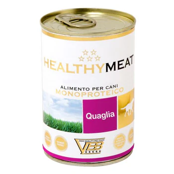 Healthymeat Quaglia (su putpeliena) monoproteininis paštetas šunims 400g