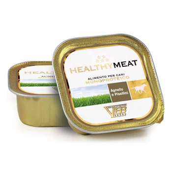 Healthymeat Agnello e Pisellini (su ėriena ir žirneliais) monoproteininis paštetas šunims 150g
