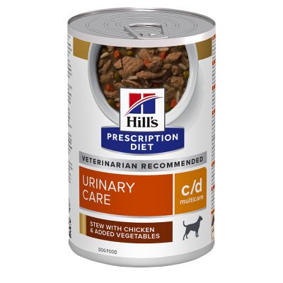 Hill's PD Canine c/d Multicare Chicken konservas šunims (šlapimo takams) 354g