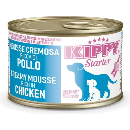 Kippy Starter Creamy mousse atjunkytiems šuniukams ir šuningoms kalėms 200g 