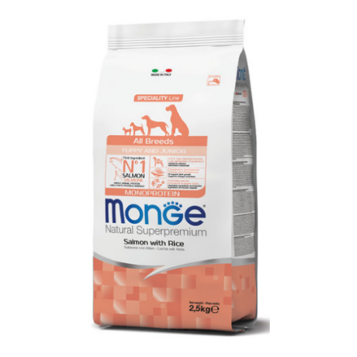 Monge Dry Dog Spec. Line - All Breeds Puppy Salmon & rice