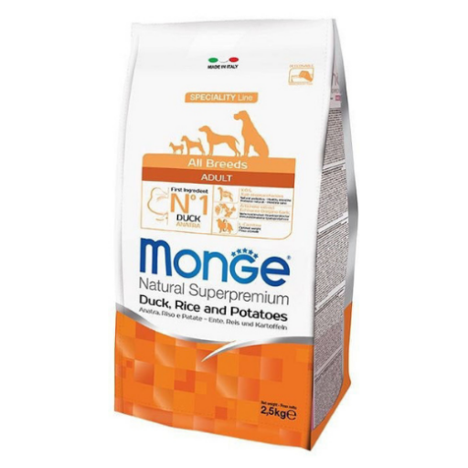 Monge adult sausas pašaras (antiena, ryžiai, bulvės)