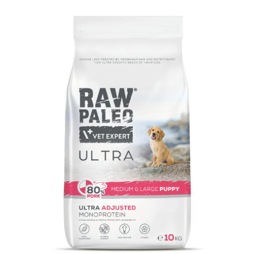 Raw Paleo Ultra Puppy Medium&Large Pork