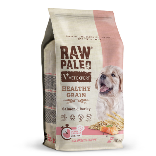 Raw Paleo Healthy Grain Salmon&Barley Puppy