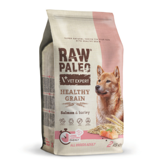 Raw Paleo Healthy Grain Salmon&Barley Adult