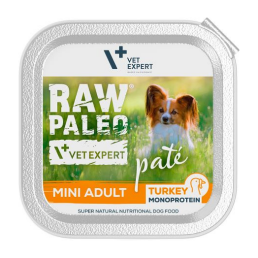 Raw Paleo Pate Mini Adult paštetas šunims su kalakutiena, 150 g