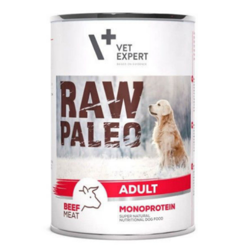 RAW PALEO Beef adult dog konservai suaugusiems šunims su jautiena, 400 g
