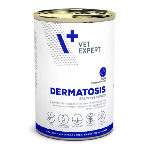 VetExpert Veterinary Diet Dermatosis dog Salmon&Potato 400g
