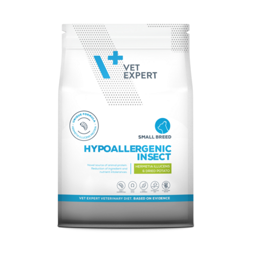 VetExpert Veterinary Diet Hypoallergenic Insect Small Breed dog 2kg