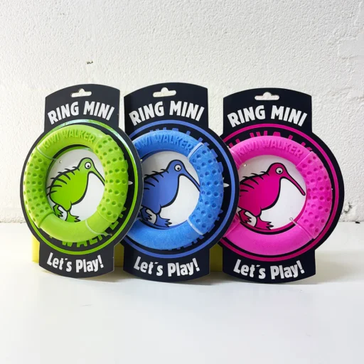 Žaislas šunims KIWI TPR -Žiedas Mini, 13 cm