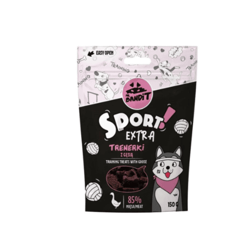 Mr. Bandit SPORT EXTRA treniruočių skanėstai su žąsiena 150g