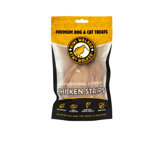 KIWI Walker Air-dried skanėstai -vištienos juostelės, 100 g