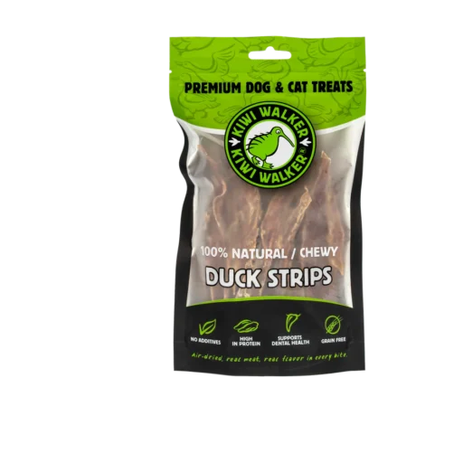 KIWI Walker Air-dried skanėstai -100% antienos juostelės, 100 g