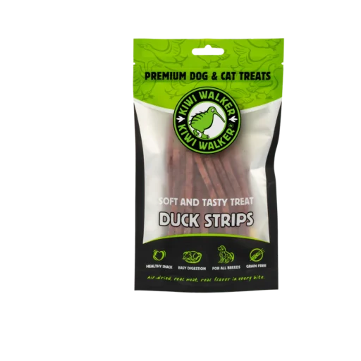 KIWI Walker Air-dried soft skanėstai - antienos juostelės, 100 g