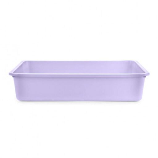 Atviras tualetas katei 42x33x9 cm violetinis