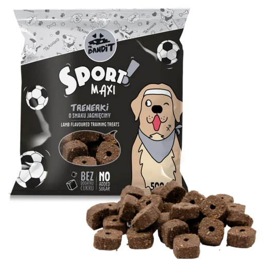 Mr. Bandit SPORT MAXI treniruočių skanėstai, ėrienos skonio 500g