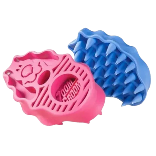 KONG Zoom Groom guminės masažo šukos 12cm