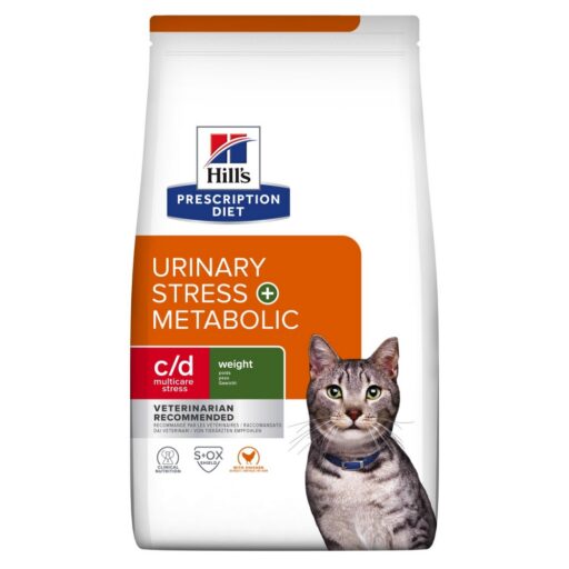 Hill's PD Feline c/d Urinary Stress + Metabolic (šlapimo takams ir svorio kontrolei)