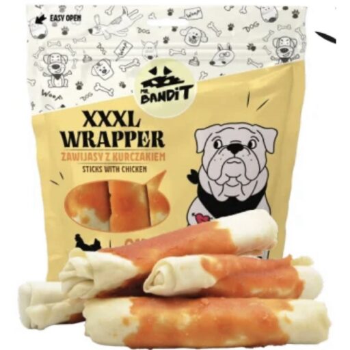Mr. Bandit WRAPPER XXXL lazdelės su vištiena 500 g
