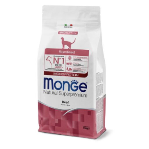 Monge Dry Cat Adult Sterilized Beef monoprotein 1,5 kg