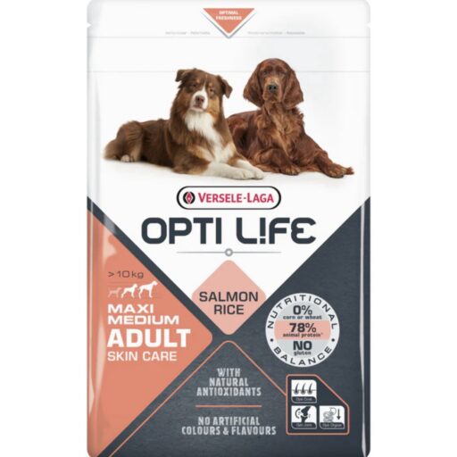 Opti Life Adult Skin care Medium & Maxi 12.5kg