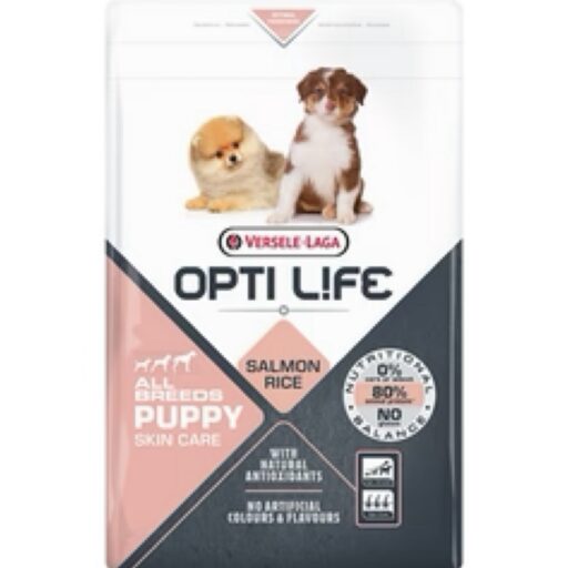 Opti Life Puppy Sensitive su lašiša ir ryžiais