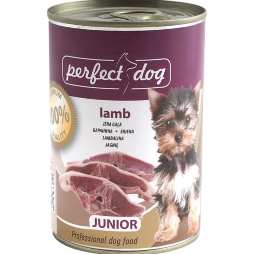 Perfect Dog Junior su Ėriena (Lamb) 400g