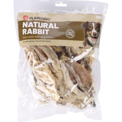 ,,,Nature" Snack skanėstai triušio ausys su kailiu 200g