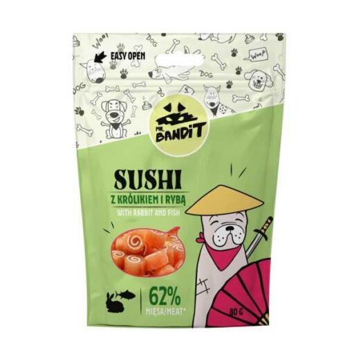 Mr. Bandit SUSHI triušiena su žuvimi